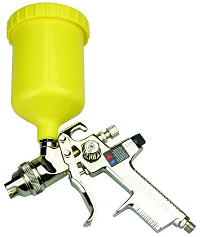 Rodcraft RC8102-14 Druckluft-Lackierpistole mit 1,4 mm Düse | 0,6 l Kunststoff-Farbbecher, präzises Spritzbild und ergonomische Handhabung. Ideal für Kfz- und Karosseriearbeiten