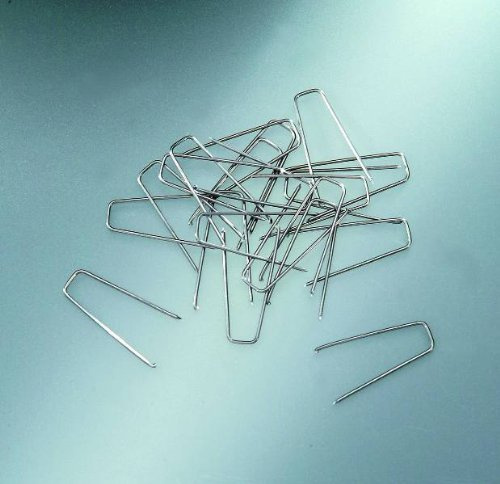 GLOREX Strohblumennadeln, Metall, Silber, 100 St./pcs. 6 x 25 mm 6 2220 181