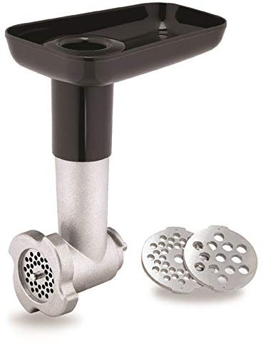 Moulinex Accessoire officiel hachoir à viande Masterchef Gourmet, Hacher gros ou fin, Compatible avec tous les robots pâtissier Masterchef QA510110 QA512G10 QA530D10, XF631BB1