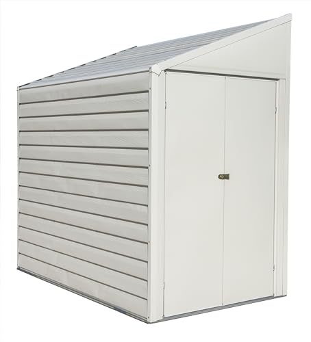 Arrow Shed YS47-A Compact Galvanized Steel Storage Shed with Pent Roof, 4' x 7'