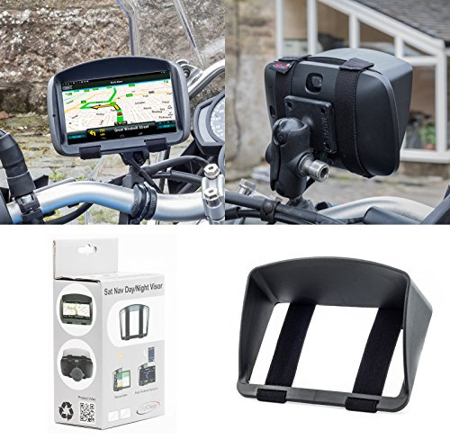DigiCharge 5'' 4,3'' Sonnenschutz fur Motorrad Navigationsgerät Navi Visier, Kompatibel mit Garmin Zumo 595LM 396LMT-S 346LMT-S 396 346 LMT-S LMT Tomtom Rider 500 550 450 420 42 410 40 BMW GPS