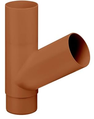 INEFA Tuyau Descente Branchement 60° 85/85mm Marron Plastique Accessoires Gouttière