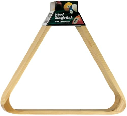 Viper by GLD Products Billiard/Pool Table Accessory: 8-Ball Rack, Hardwood Triangle, Holds Standard 2-1/4 Sized Balls,Oak,27-0100