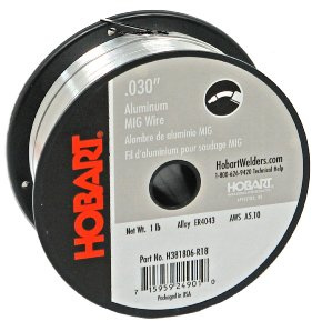 Hobart H381806-R18 1-Pound ER4043 Aluminum Welding Wire, 0.030-Inch