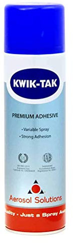AEROSOL Solutions Carpet Fitters Kwik Tak Spray Adhesive 1 X500Ml Cans Lino Carpet Tiles Carpet