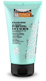Natura Estonica Exfoliante facial purificante de musgo de Islandia, 150 ml