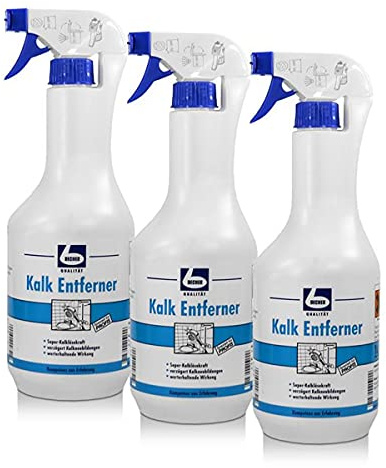 Dr. Becher Kalk Entferner 1L löst mühelos Kalk von Gegenständen (3er Pack)