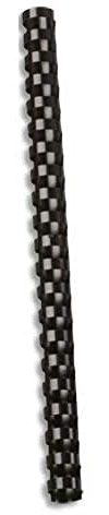 5 Star Office Binding Combs Plastic 21 Ring 95 Sheets A4 12mm Black [Pack 100]
