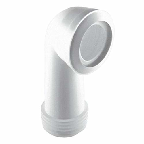 McAlpine MAC-8L 97-107mm Inlet x 4/110mm Outlet 90° Bend Adjustable 240–500mm MACFIT WC Connector