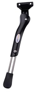 ATRAN Velo Seitenständer 'CS.1' SB-verpackt, verstellbar 20'-28', Alu, Kunststoff-Fuß, mit Ständerplatte, mit Befestigungsschraube M8 x 60mm, Gewicht: 195g, schwarz