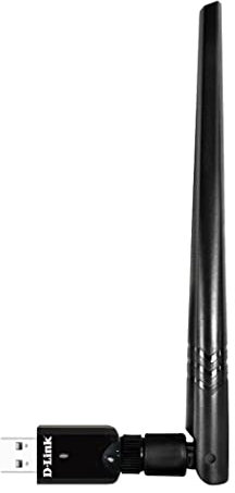 D-Link DWA-185 AC1200 MU-MIMO Wi-Fi USB Adapter, Dual Band, USB 3.0, Detachable High-Gain Antenna, WPA3, Compatible with Windows, Mac and Linux, Ultra Portable.
