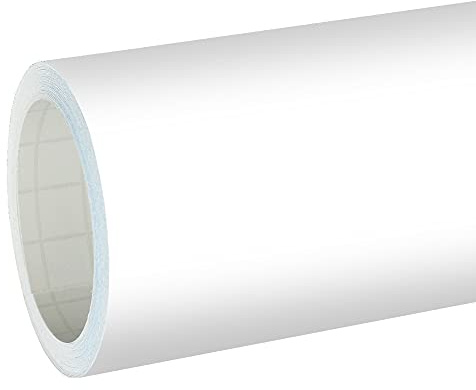 Unbekannt 4,44€/m² Rapid Teck® Matt Folie - 010 Weiss - Klebefolie - 5m x 63cm - Folie Matt Plotterfolie - Klebefolie selbstklebend - auch als Moebelfolie - Dekofolientage