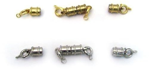 Magnetic Jewellery Clasps Set of 4 - (2 Silver Tone and 2 Gold Tone)