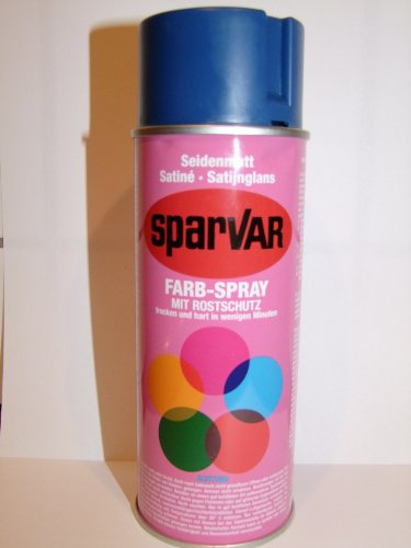 Sparvar 6099866 Sprühfarbe RAL 5010 Enzianblau 400ml halbmatt
