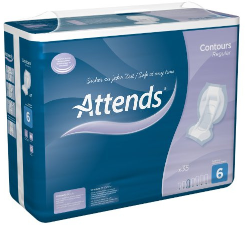 ATTENDS Contours Regular 6 Vorlagen 4X35 St