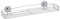 WENKO Vacuum-Loc Wand Maxiablage Milazzo, Bad Wandregal im Drahtkorb-Design, Befestigen ohne Bohren, Verchromtes Metall, 51 x 8 x 15 cm