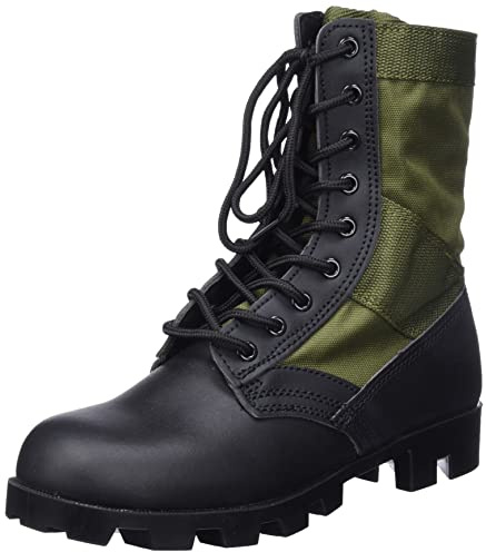 Mil-Tec USA djungelkängor Panama, oliv, herr, combat-känga, - Grön oliv - 40 EU