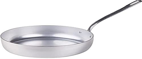 Agnelli Sartenes de Aluminio BLTF, con Mango de Acero Inoxidable, Plata, 30 cm
