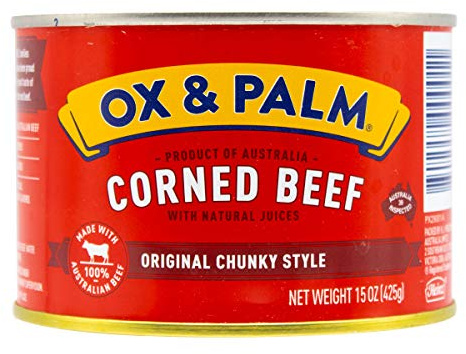 Ox & Palm Australian Corned Beef Original Chunky Style 15 oz (Pack of 1)