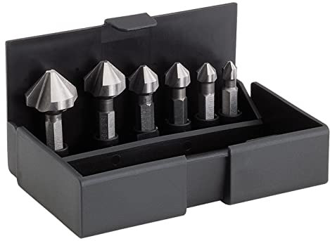 VÖLKEL Kegelsenker-Set | 6,3–20,5 mm | mit 1/4-Zoll-Sechskantschaft