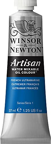 Winsor & Newton Artisan vattenlöslig olja, oljefärger, lösningsmedelsfri, vattenblandbar, 37 ml rör, fransk utomlands