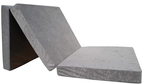 Natalia Spzoo Faltmatratze 195 x 65 x 10 cm – Klappmatratze mit Schaumstoffkern & abnehmbarem Bezug