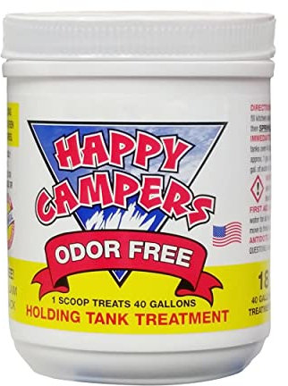 HAPPY CAMPERS Produits Chimiques des Camping-Cars pour Nettoyer la Fosse septique - 18 Traitements