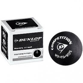 DUNLOP Squashbälle 6er 1gelbe Punkte