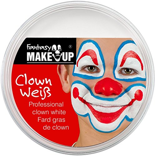Festartikel-Müller Theater Make Up Farbe weiß 25 g Fasching Halloween Schminke