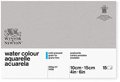 Winsor&Newton - Blocco Cartoline Incollate 10 X 15 cm - 15 Fogli 300G