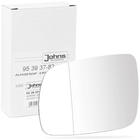 Johns, Spiegel Glas Außenspiegel Glas Glass passend für VW Golf IV 1J 08/97-06/05 Links