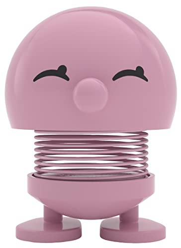 Hoptimist Bimble, wobble-figur, skandinavisk dekoration för vardagsrum, skrivbord, kontor, hall, badrum, modern & skandinavisk, bra present, 4,5 x 5,8 x 6,6 cm, Liten, ljusröd