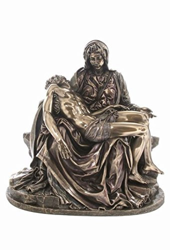 Unbekannt Michelangelos Pieta Bronzefigur, 26 cm