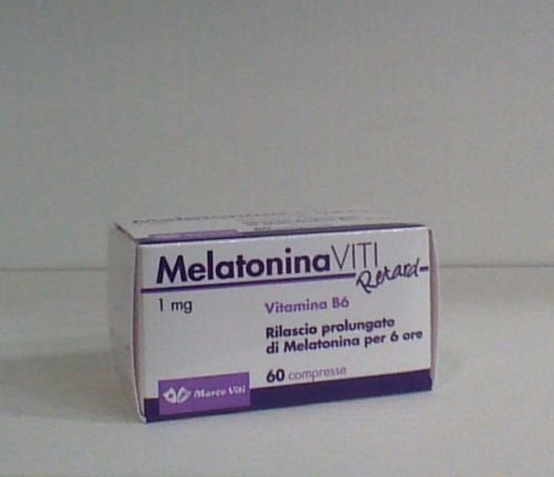 Marco Viti 3X Melatonina Viti Retard Da -Con Vit B6 180 Cpr Migliora Qualita Sonno, 1 Mg