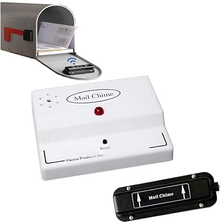 Mail Chime MAIL-1200 Mailbox Notification System – Mailbox Signal With Wireless Transmitter
