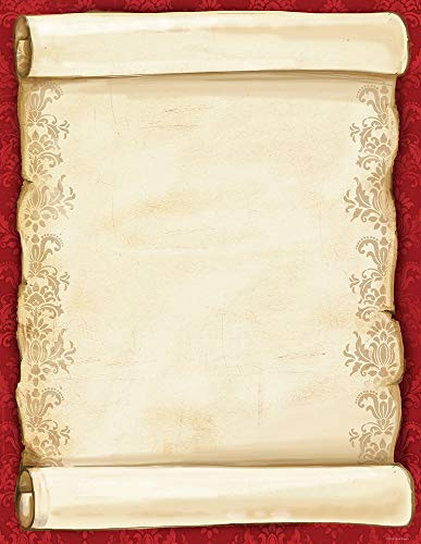 Great Papers! Christmas Scroll Letterhead, 80 count, 11 x 8.5 (2012250)