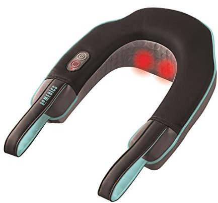 HoMedics Nacken- und Schultermassagegerät, Massagekissen mit Vibation, Multifunktions Lösung bei Schmerzen und Verspannungen, Entspannen und Erholen, Beruhigende Wärme, Leicht zu bedienen