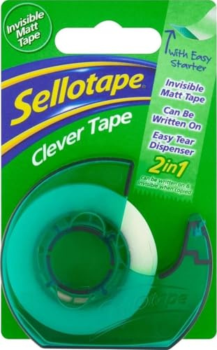 Sellotape 1766004 tejphållare, 18 mm x 25 m