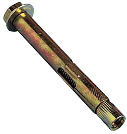 Merriway BH02864 (2 Pcs) Hex Bolt Sleeve Concrete Anchor, M10 x 12 x 76mm (3/8 inch x 3 inch) - Pack of 2 Pieces