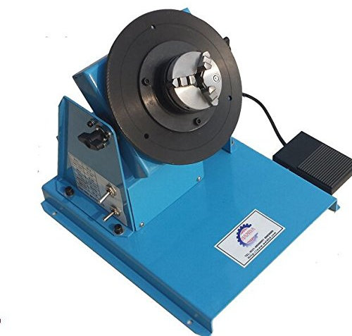 CGOLDENWALL 10kg Welding Positioner with 65mm 3-jaw Chuck 220V Rotation Speed:2~16 RPM