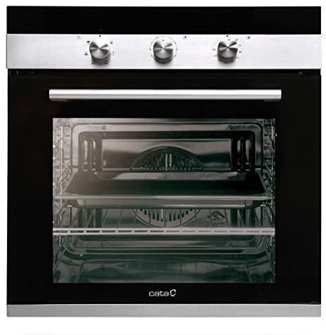 CATA CM 760 AS BK Horno multifunción, 2400 W, 50 litros, Acero Inoxidable, Negro