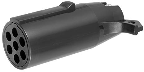 CURT 57040 7-Way Round Vehicle-Side to 4-Way Flat Trailer Wiring Adapter
