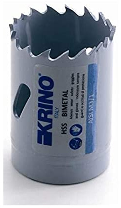 Krino 2106003300 Metall Lochsägen HSS A Zahnung variabel, grau, 33 mm