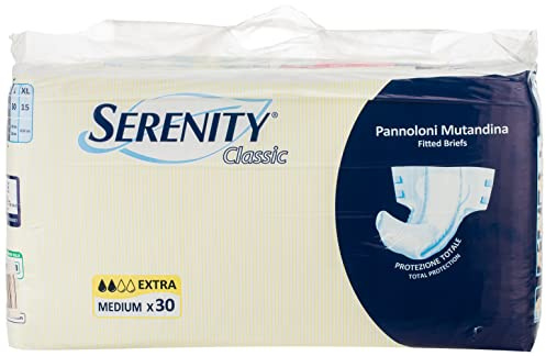 Serenity Inkontinenzeinlagen, Größe XL, Größe M, 30 Stück