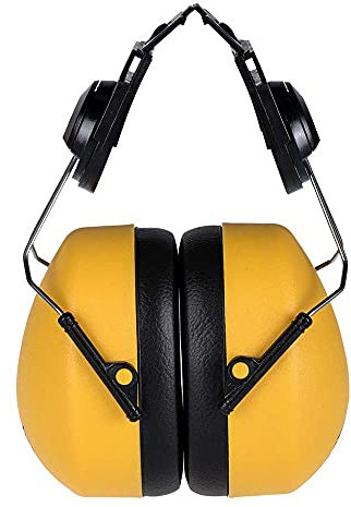 Portwest Clip-On Ear Protector, Size: One Size, Colour: Yellow, PW42YER
