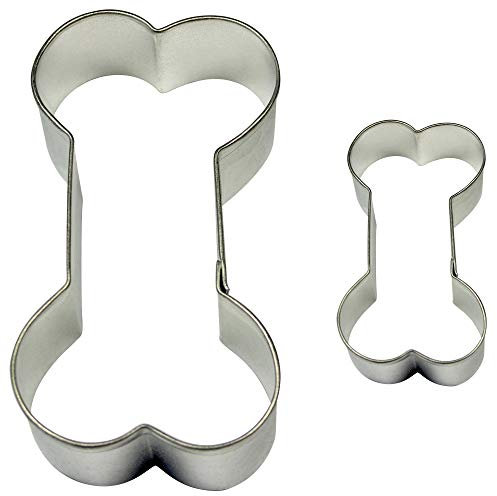PME SC608 Bone Cokie & Cake Cutter, Silver, Standars