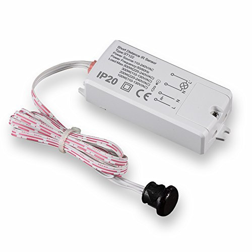 V-TAC SKU.5085 - Detector de movimiento de puerta VT-8026, plástico y otros materiales, color blanco, altura x anchura x profundidad: 35, 5 x 78, 2 x 18, 7 mm