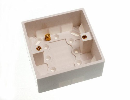 geformten Unterputzdose Aufputzdose 1-fach Single 35mm (Packung mit 2)