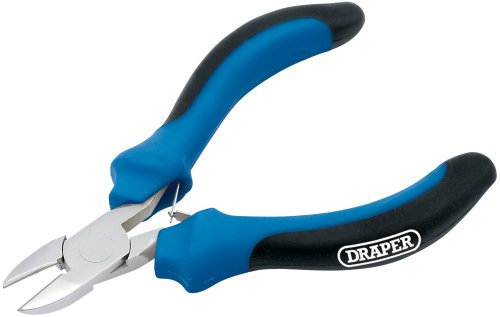 Draper 12543 Mini Diagonal Side Cutter, 110mm,Blue