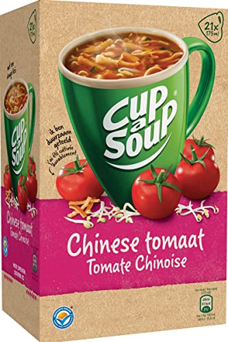 Unilever Chinesische Tomatensuppe, Coup a Soup, Tütensuppe, Tassensuppe, Unox, 21 x 175ml
